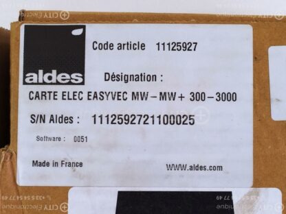 ALDES OneBoxFan00M5e 11125927 carte VMC collective – Image 2